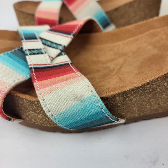 Zodiac Mabel Cork Ankle Strap Wedge Sandals - Picture 4 of 16